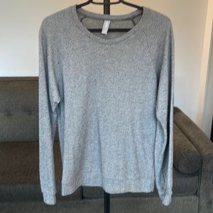 small Herringbone American apparel grey sweater